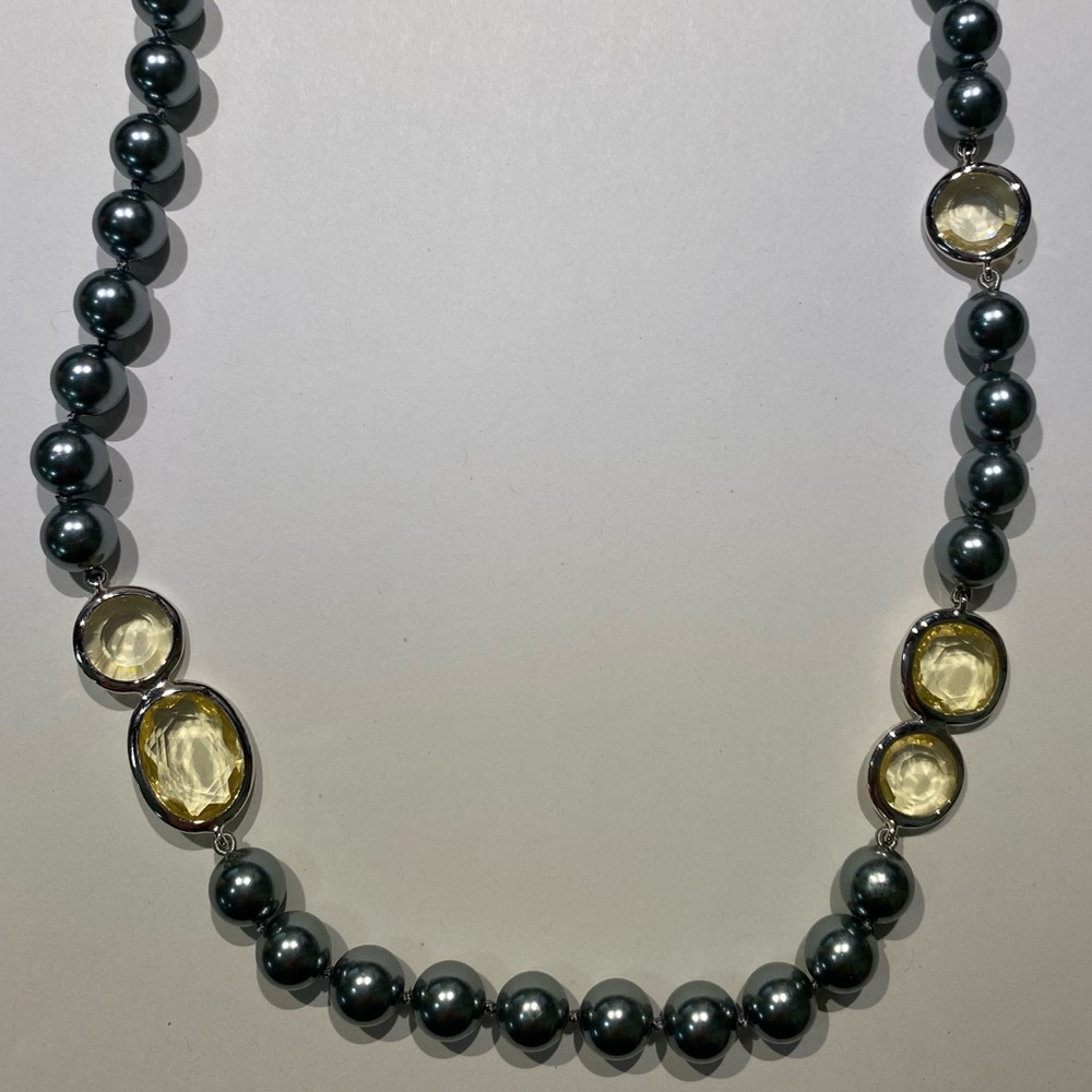 Kate Spade pearl and crystal necklace